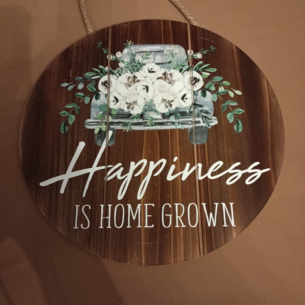 Happiness is home grown